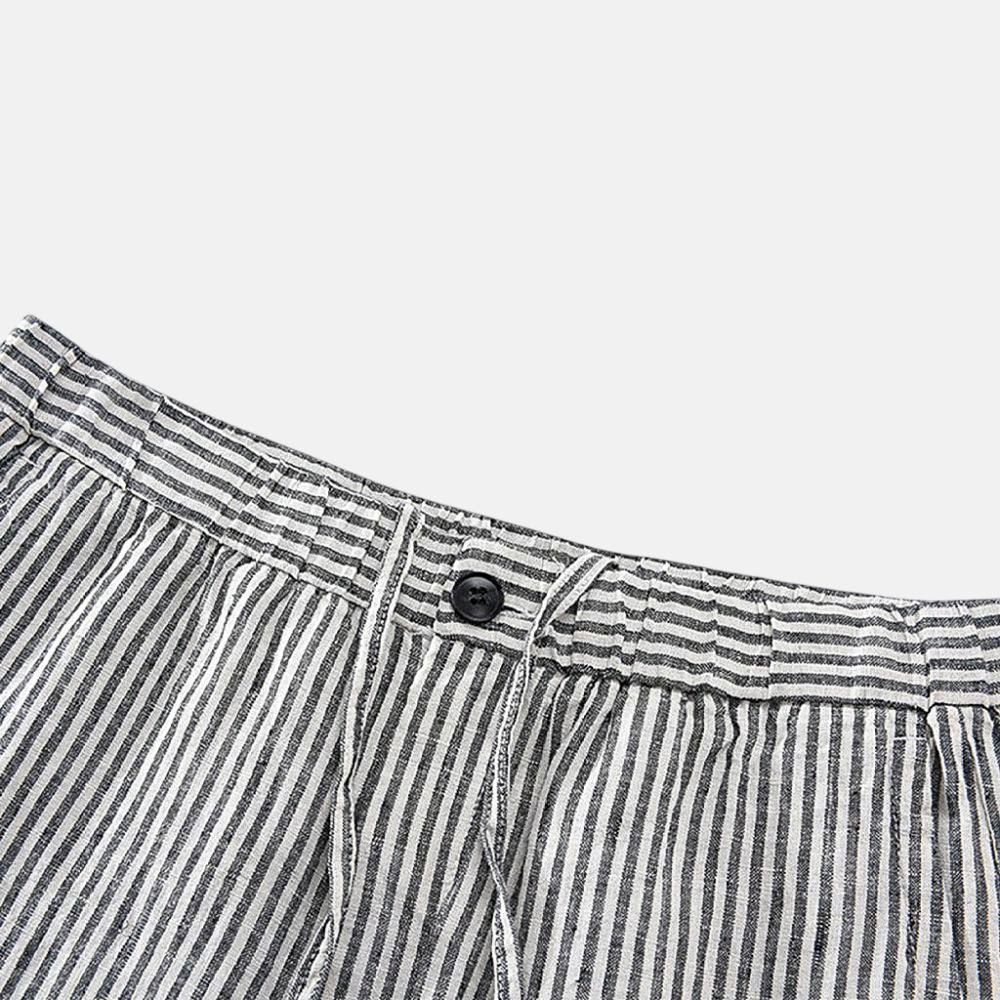Men's Striped Linen Menswear Piece | Relvorn