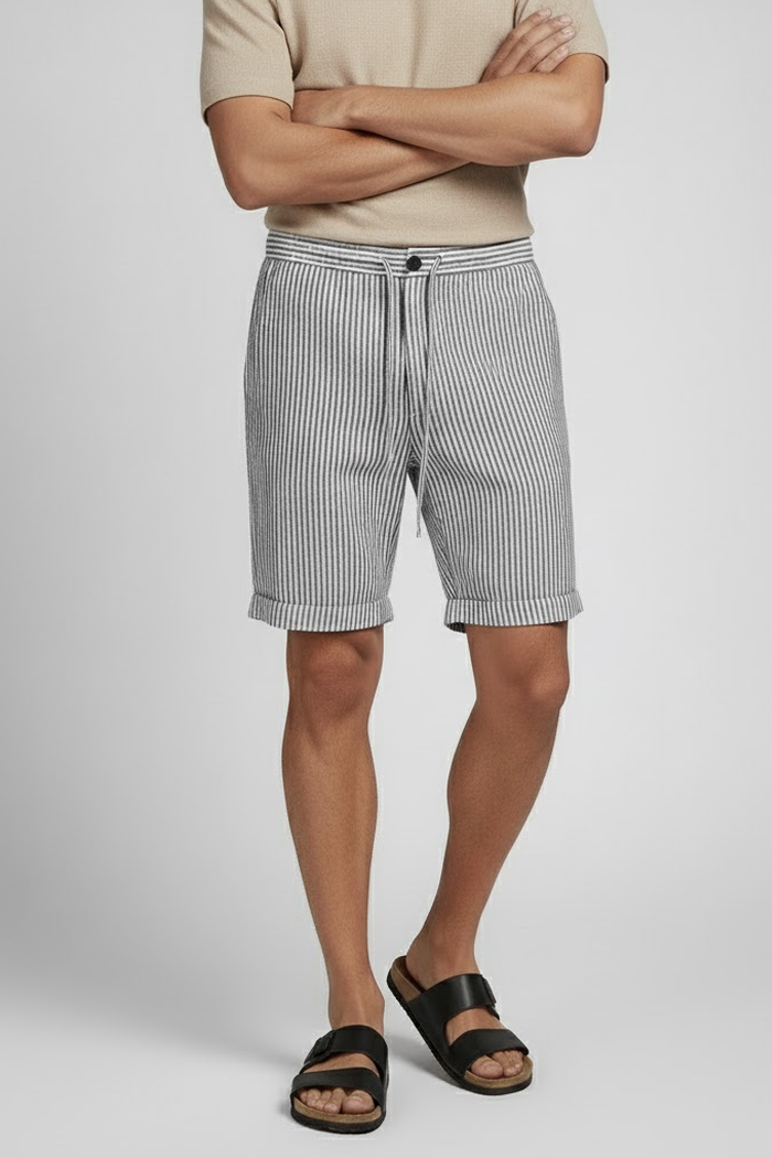 Men's Striped Linen Menswear Piece | Relvorn