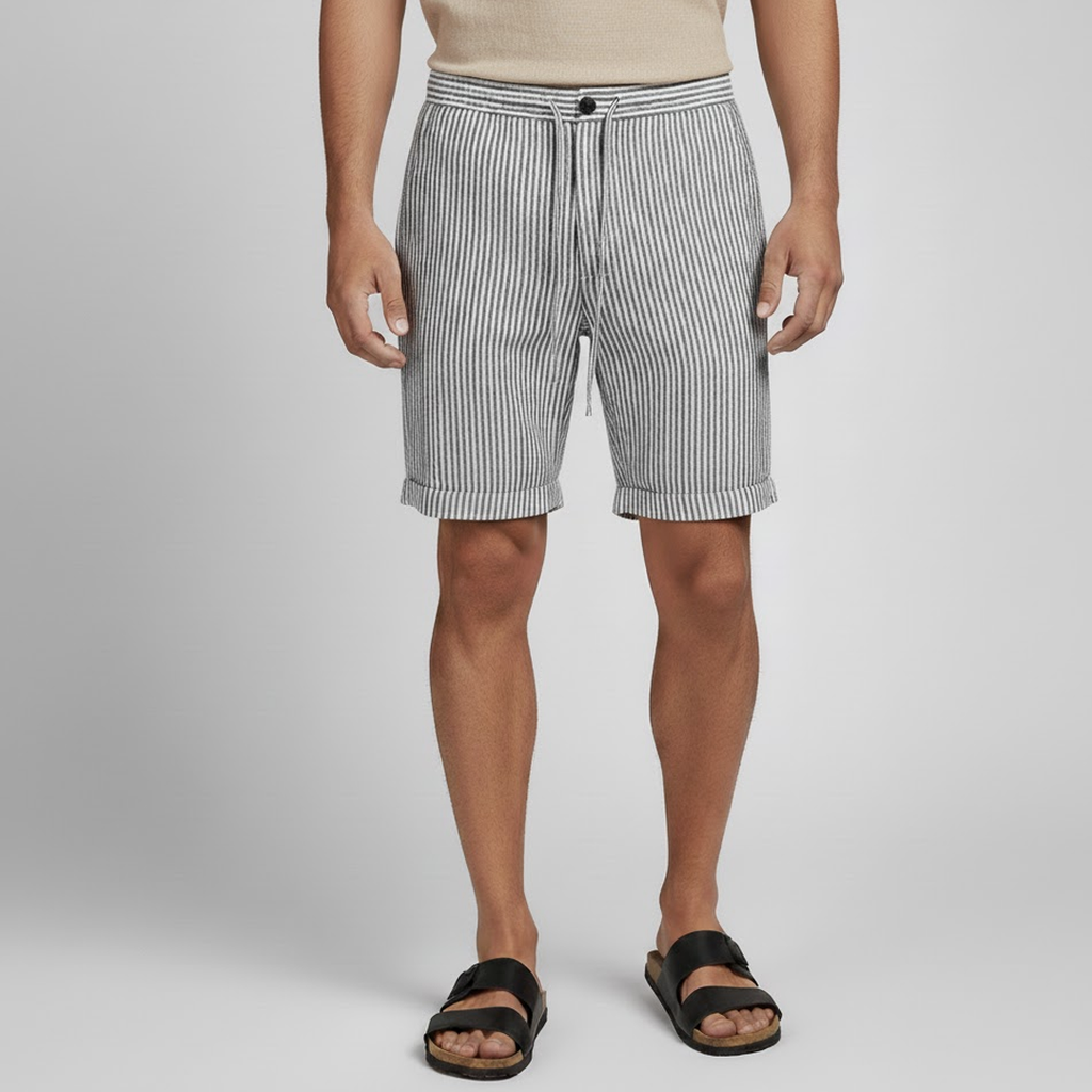 Men's Striped Linen Menswear Piece | Relvorn