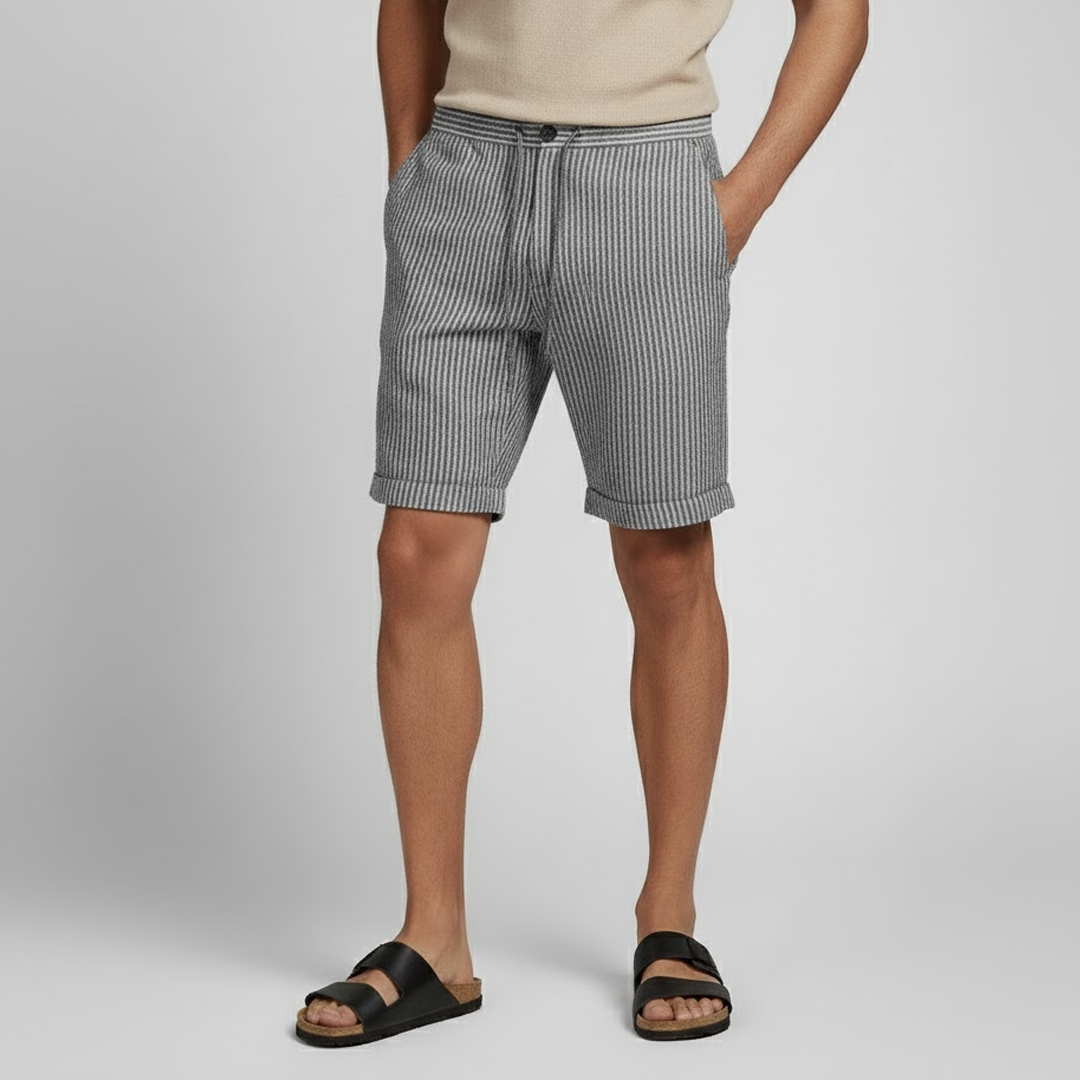 Men's Striped Linen Menswear Piece | Relvorn