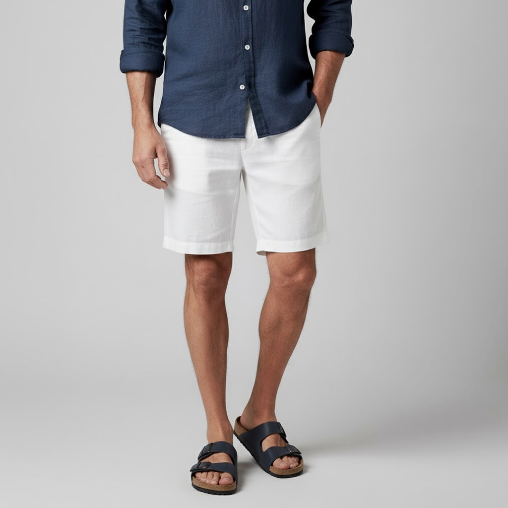 Men's Linen White Menswear Piece | Relvorn