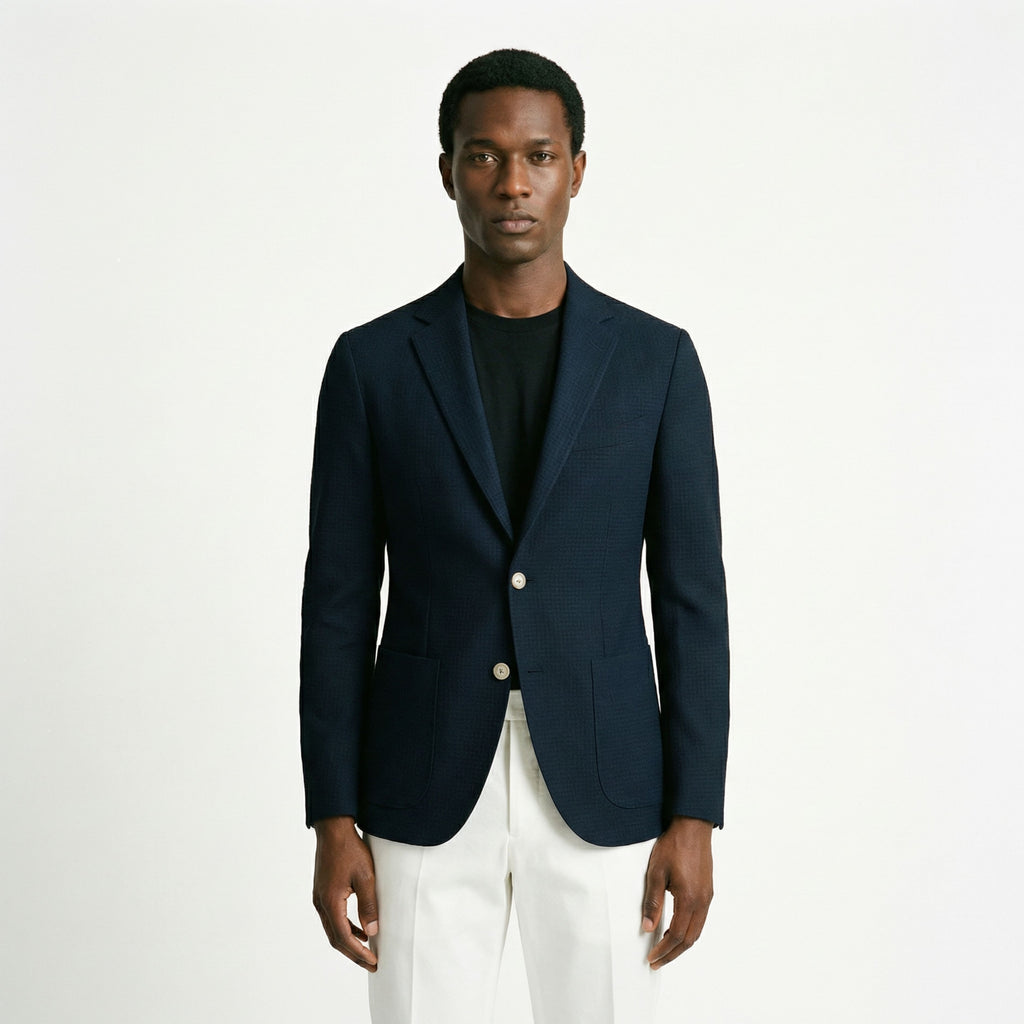 Men's Slim Fit Blazer Noble with Notch Lapel | Relvorn