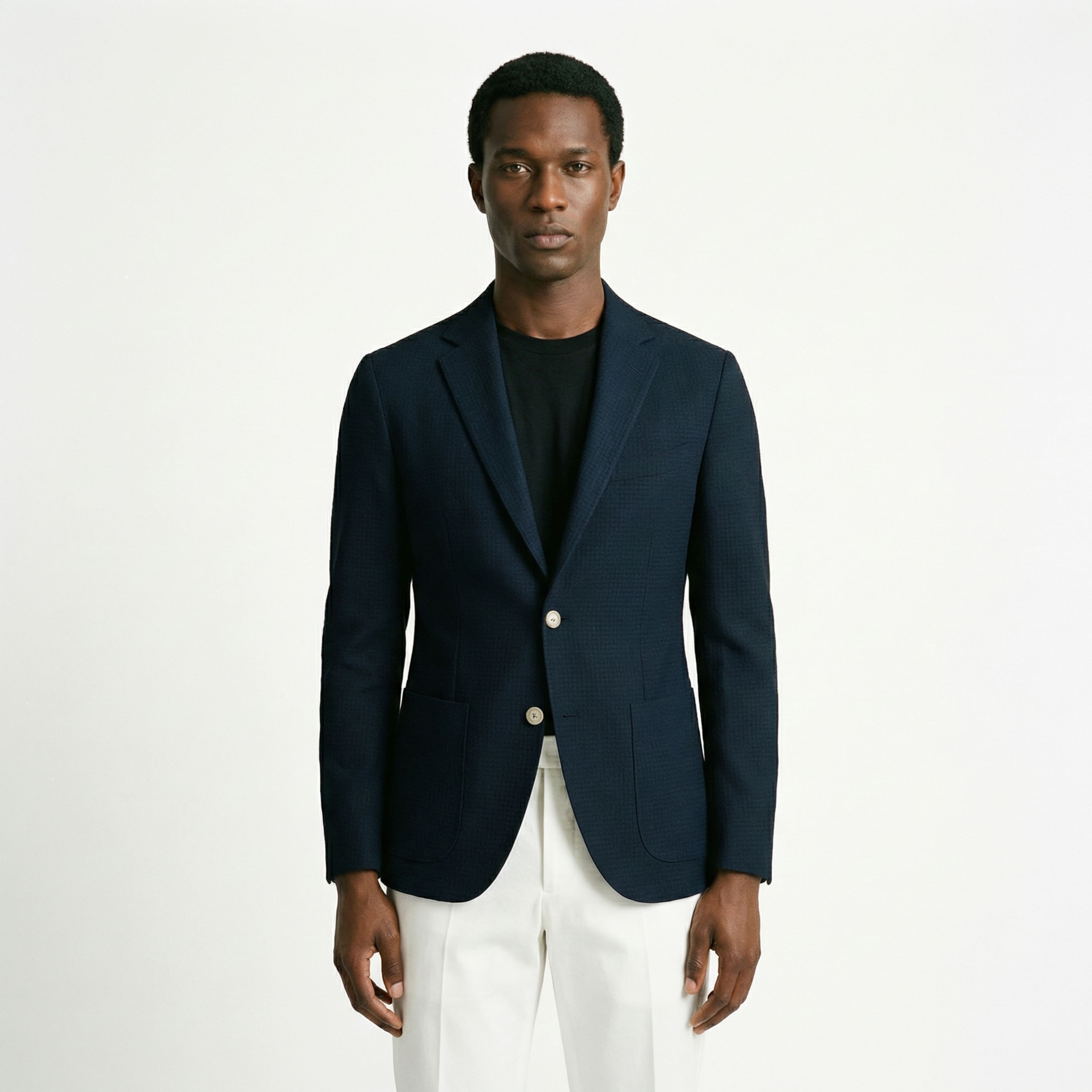 Men's Slim Fit Blazer Noble with Notch Lapel | Relvorn
