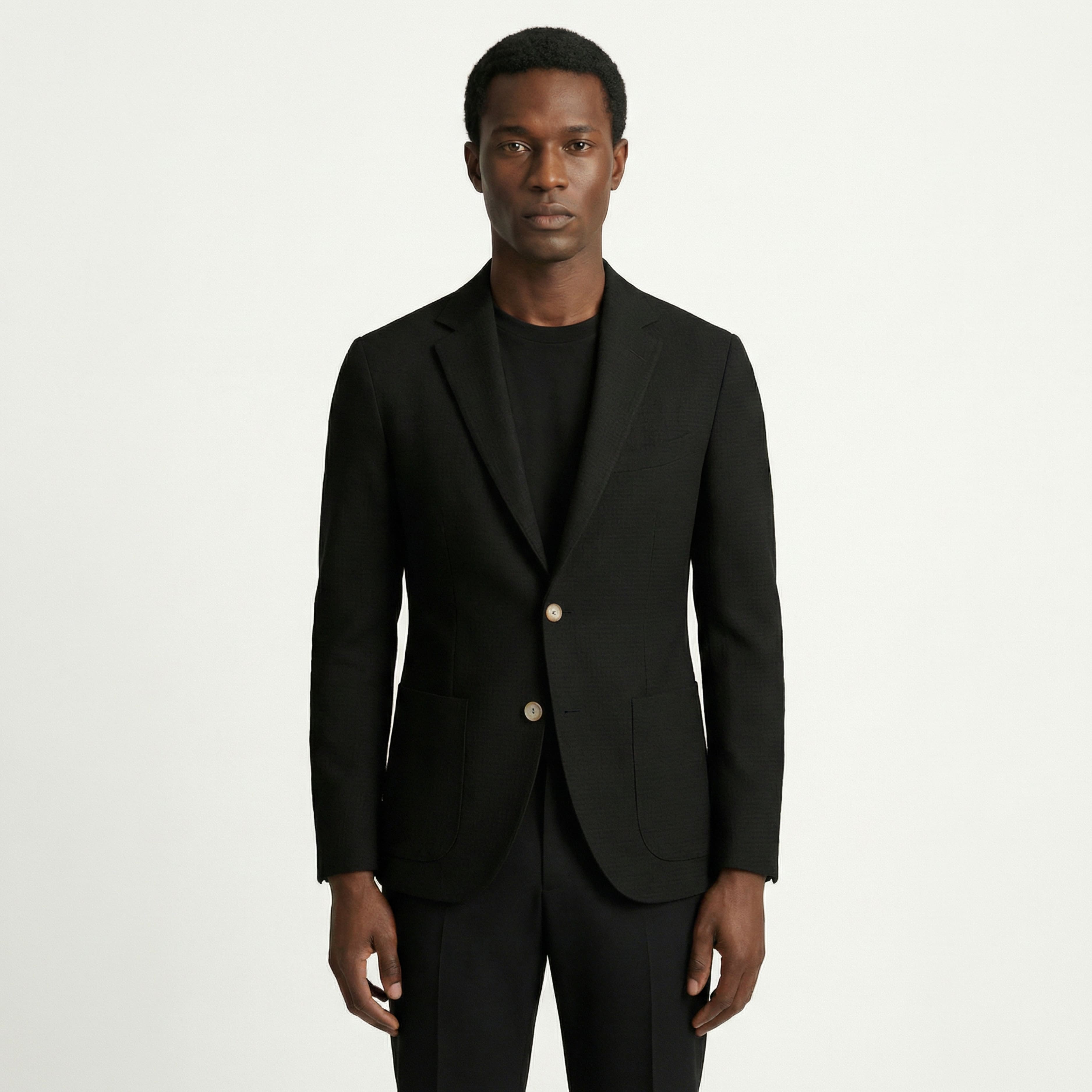 Men's Slim Fit Blazer Noble with Notch Lapel | Relvorn