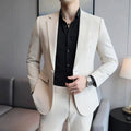 Men's Slim Fit Blazer Vergast with Notch Lapel | Relvorn