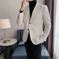 Men's Blazer With Notch Lapel Relaxed Fit | Relvorn