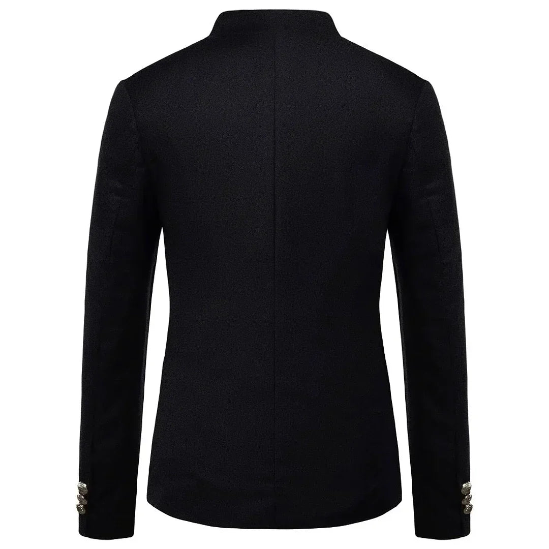Men's Slim Fit Blazer With Collar Mandarim | Relvorn