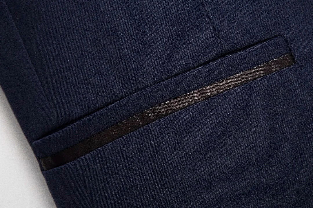 Men's Slim Fit Blazer With Collar Mandarim | Relvorn