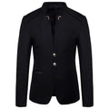 Men's Slim Fit Blazer With Collar Mandarim | Relvorn