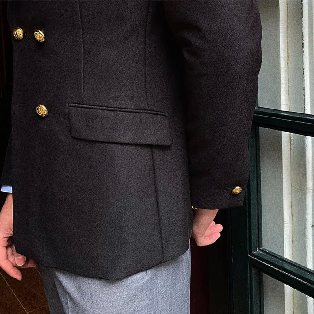 Men's Double-Breasted Blazer F002 | Relvorn