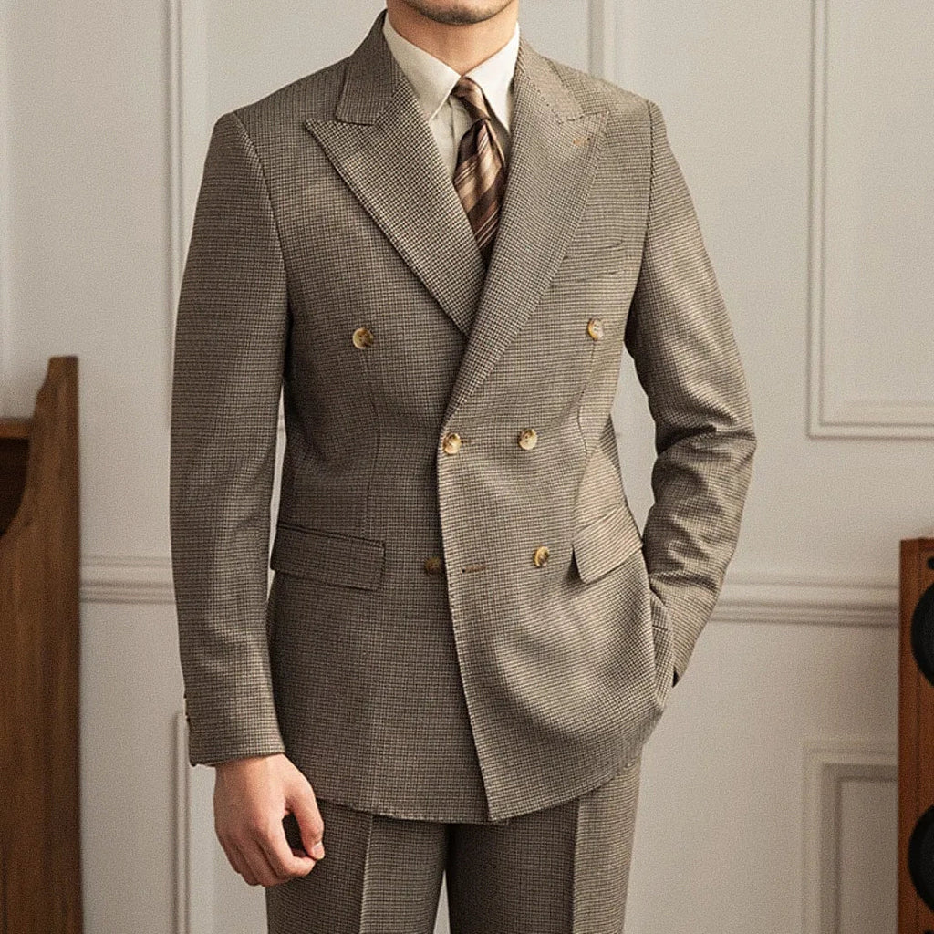 Men's Double-Breasted Blazer F003 | Relvorn