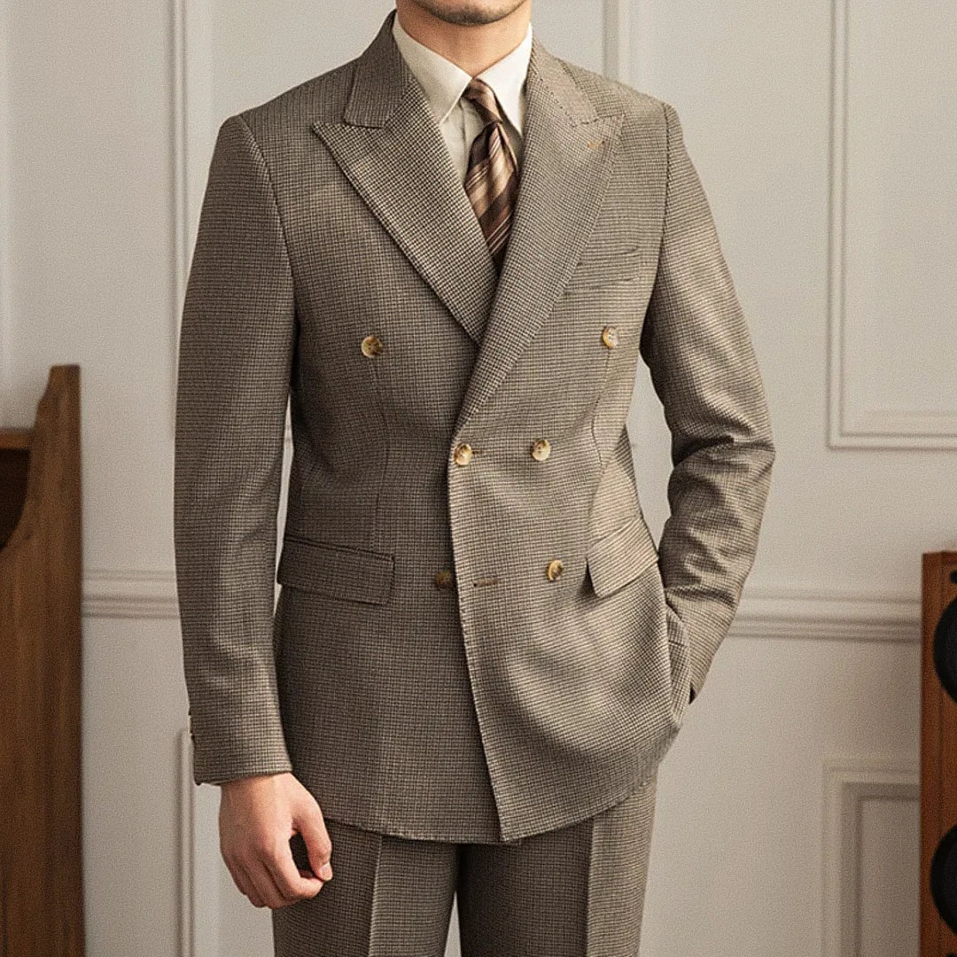 Men's Double-Breasted Blazer F003 | Relvorn