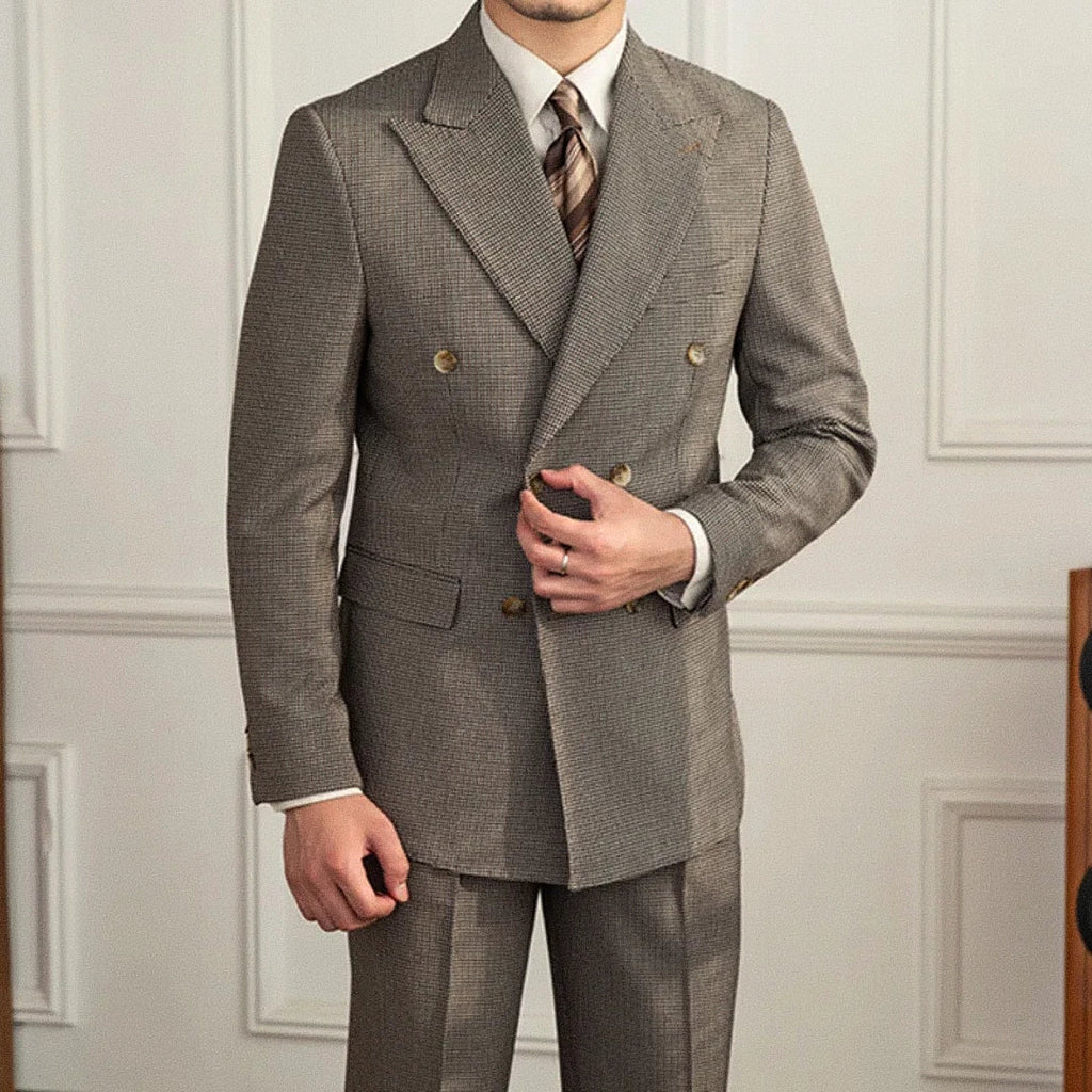 Men's Double-Breasted Blazer F003 | Relvorn