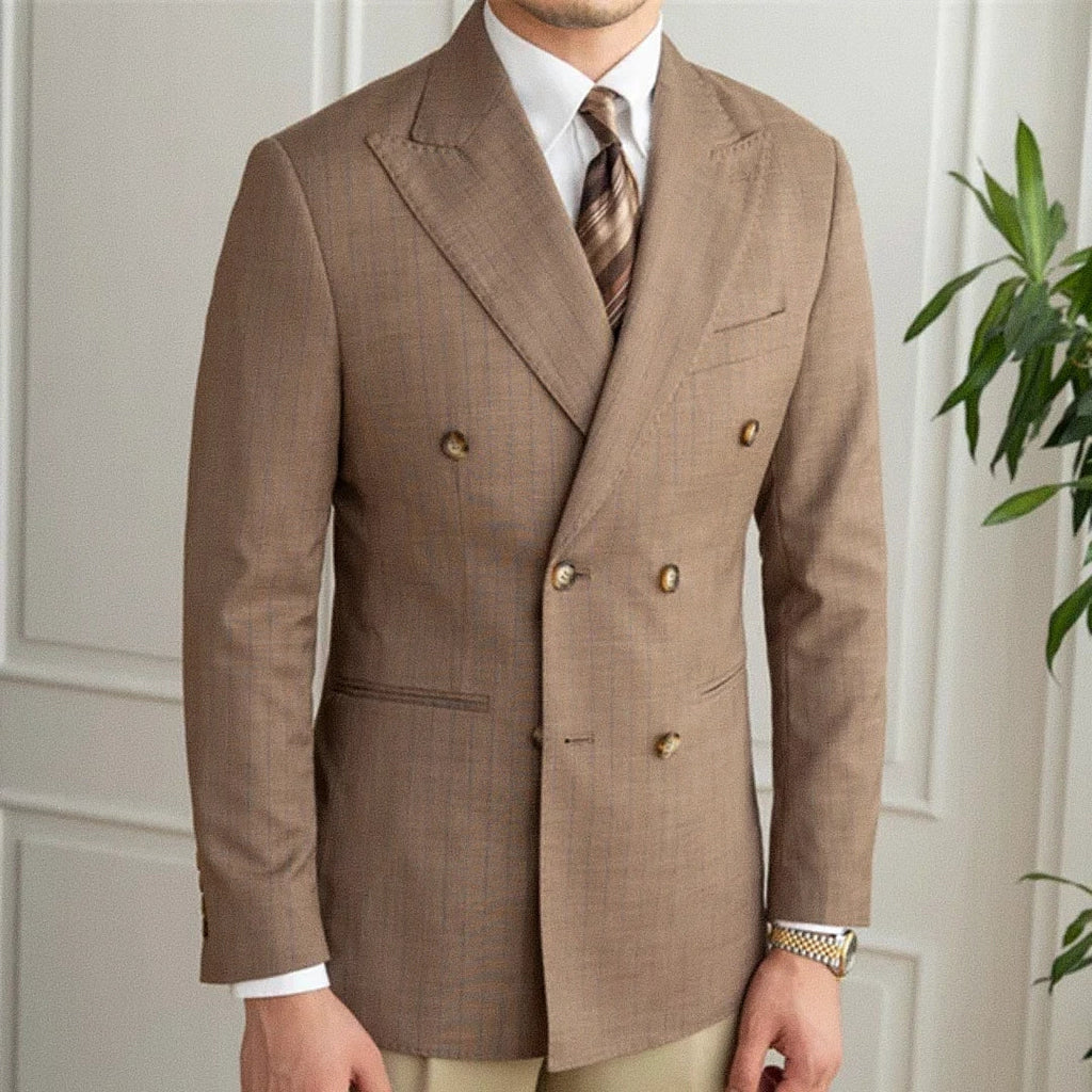 Men's Double-Breasted Blazer F009 | Relvorn