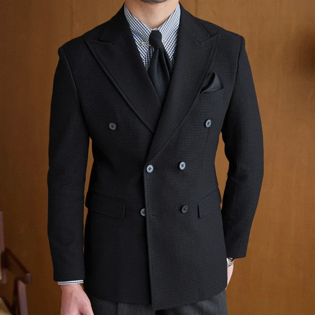 Men's Double-Breasted Blazer F011 | Relvorn