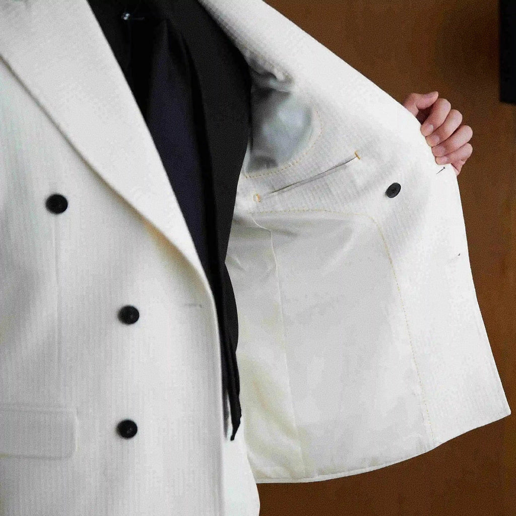 Men's Double-Breasted Blazer F011 | Relvorn