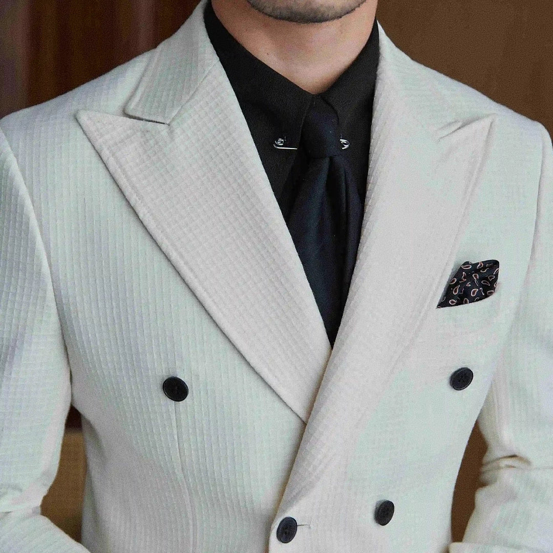 Men's Double-Breasted Blazer F011 | Relvorn