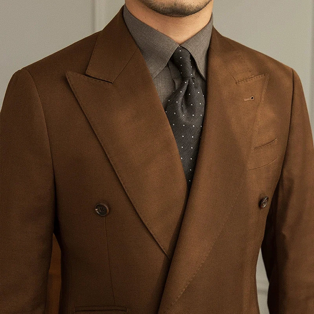 Men's Double-Breasted Blazer F005 | Relvorn