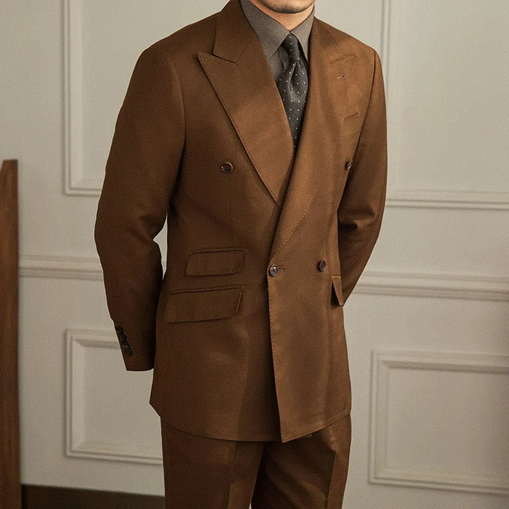 Men's Double-Breasted Blazer F005 | Relvorn