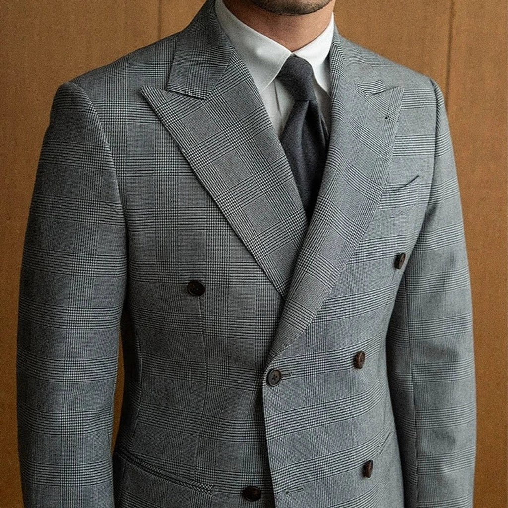 Men's Double-Breasted Blazer F006 | Relvorn