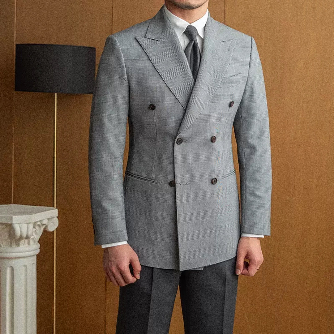 Men's Double-Breasted Blazer F006 | Relvorn