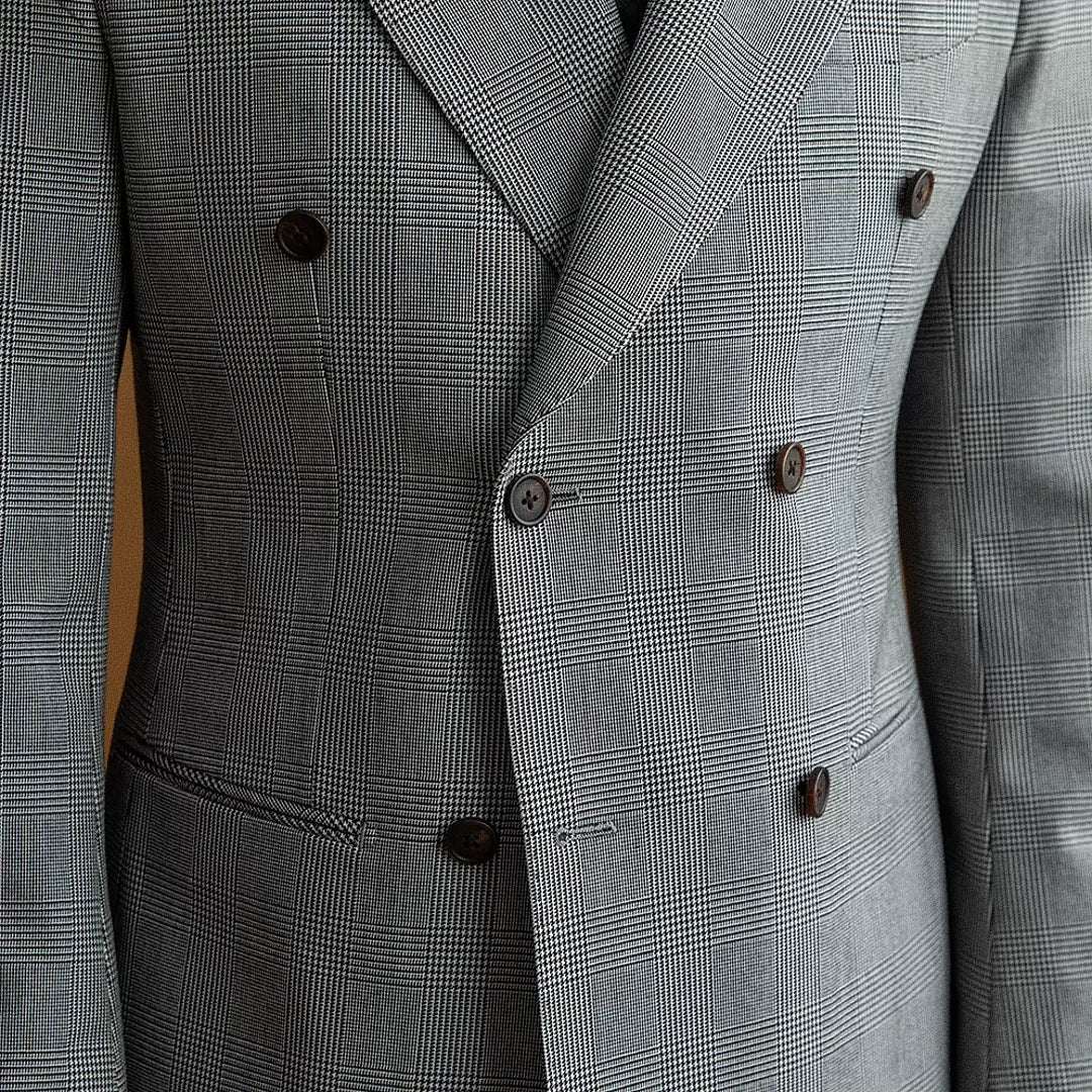 Men's Double-Breasted Blazer F006 | Relvorn