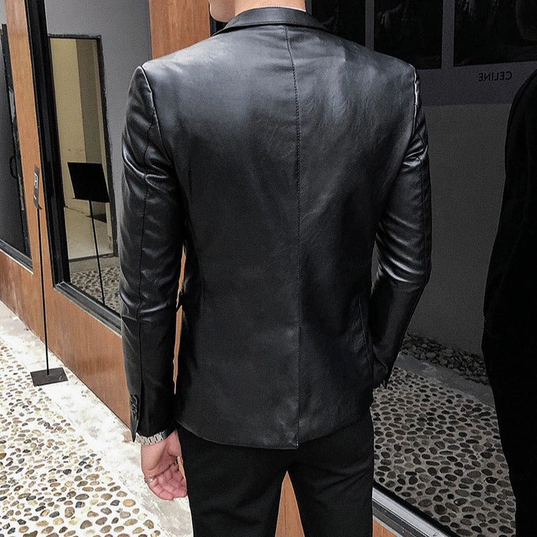 Men's Leather Blazer Lancaster | Relvorn