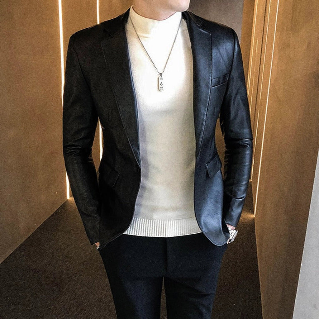Men's Leather Blazer Lancaster | Relvorn