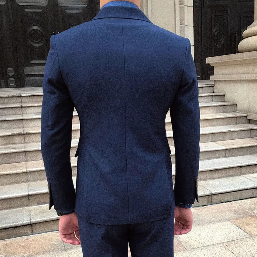 Men's Double-Breasted Blazer F008 | Relvorn