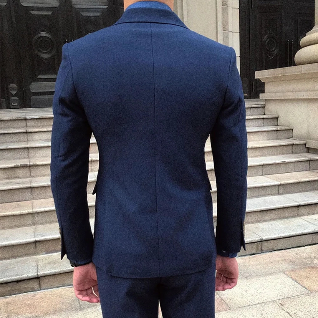 Men's Double-Breasted Blazer F008 | Relvorn