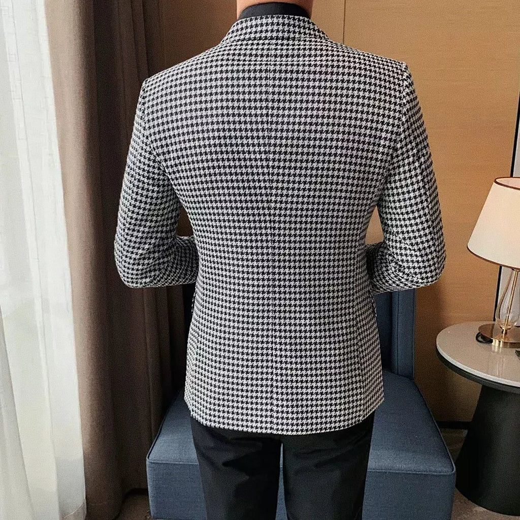 Men's Blazer Checked F019 | Relvorn