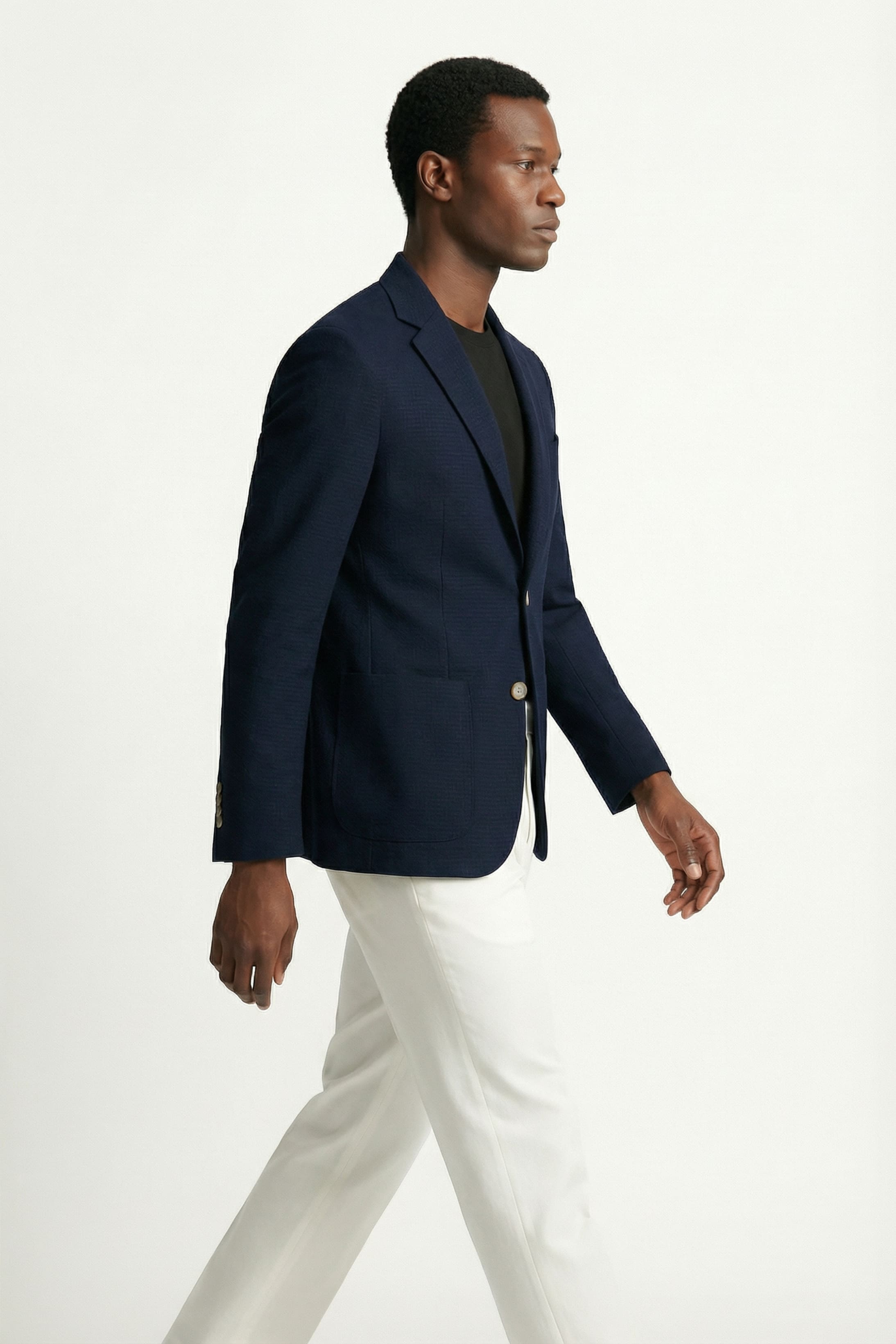 Men's Slim Fit Blazer Noble with Notch Lapel | Relvorn