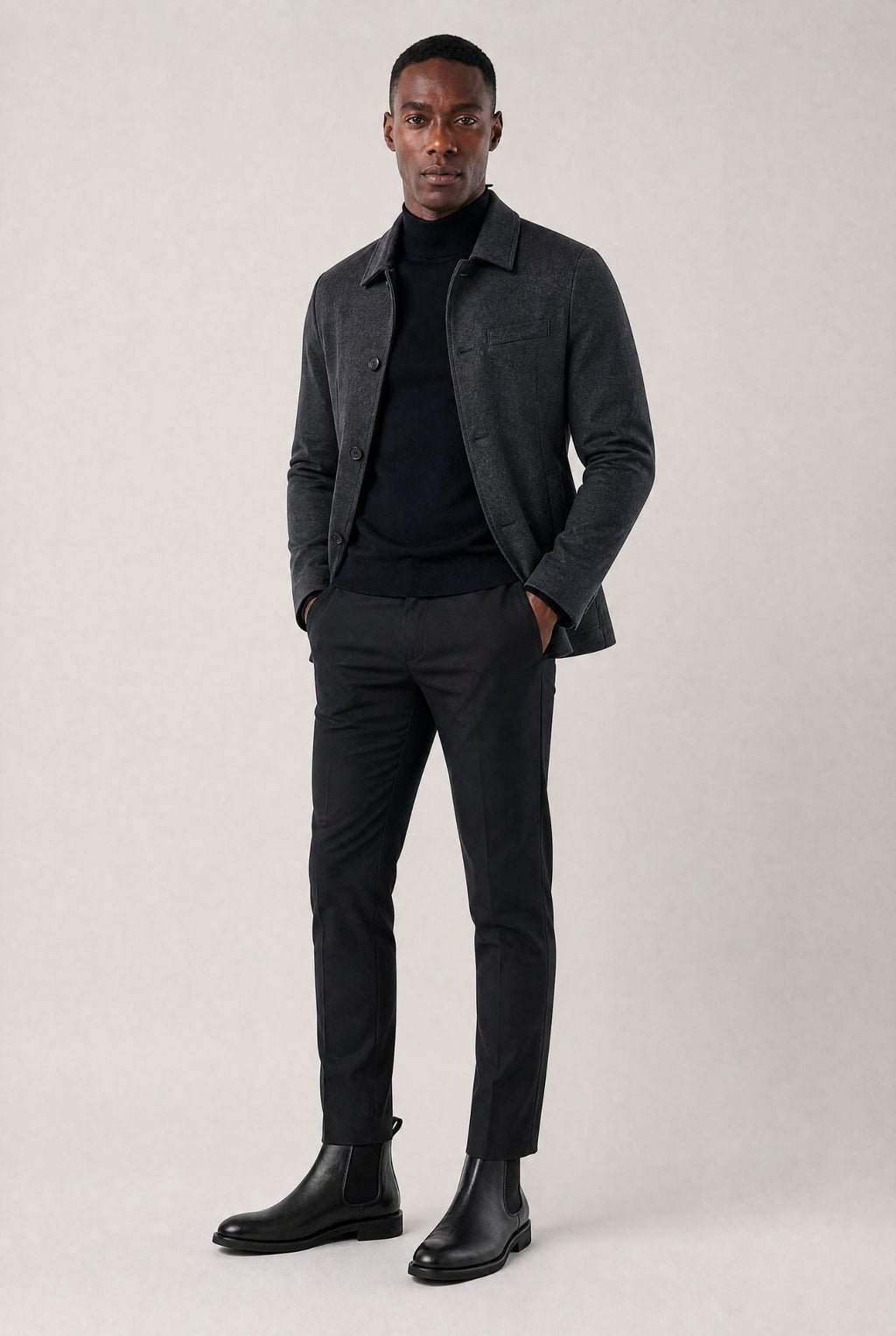 Men's Leather with Design Classic Britânico Chelsea Boots | Relvorn