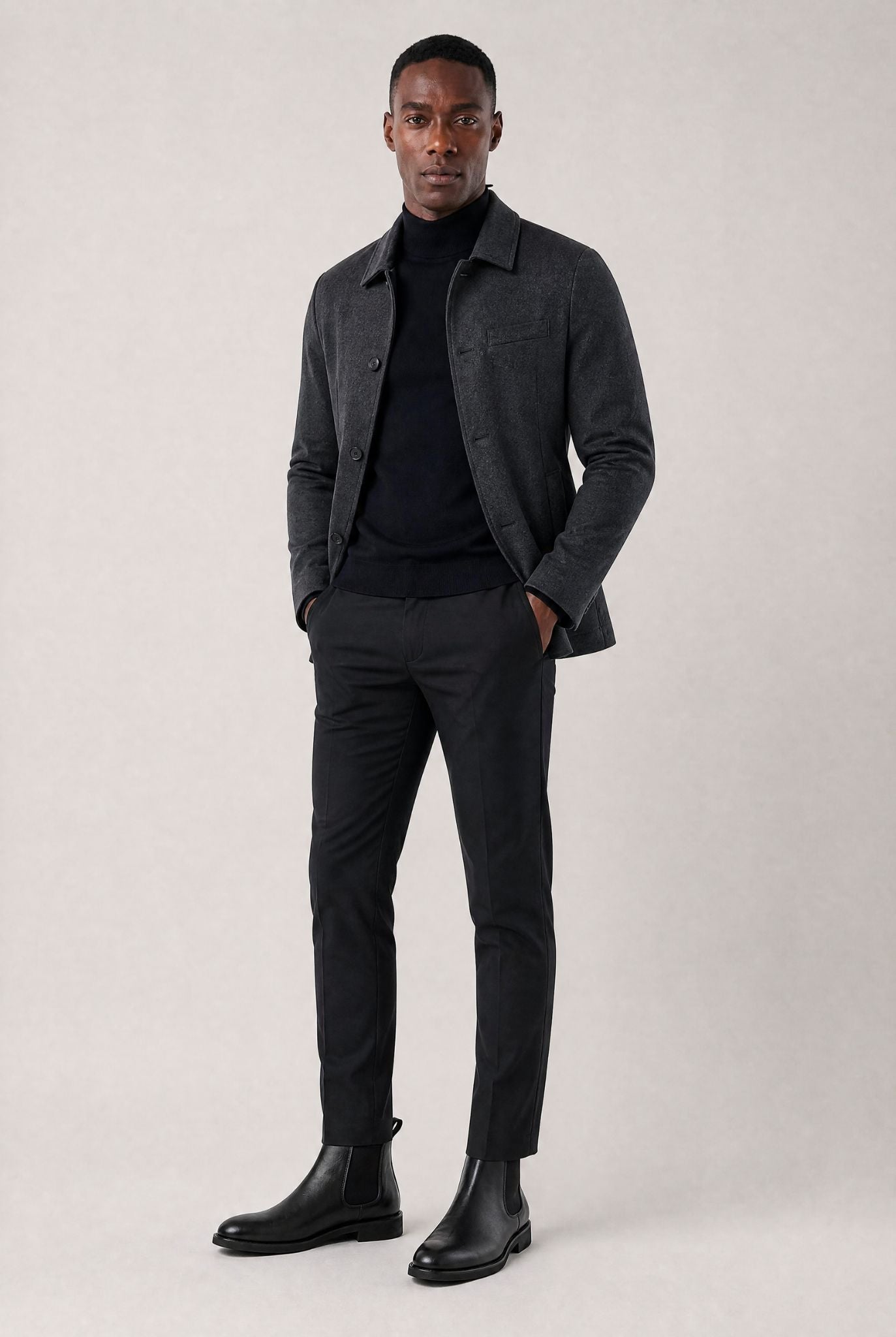 Men's Leather with Design Classic Britânico Chelsea Boots | Relvorn