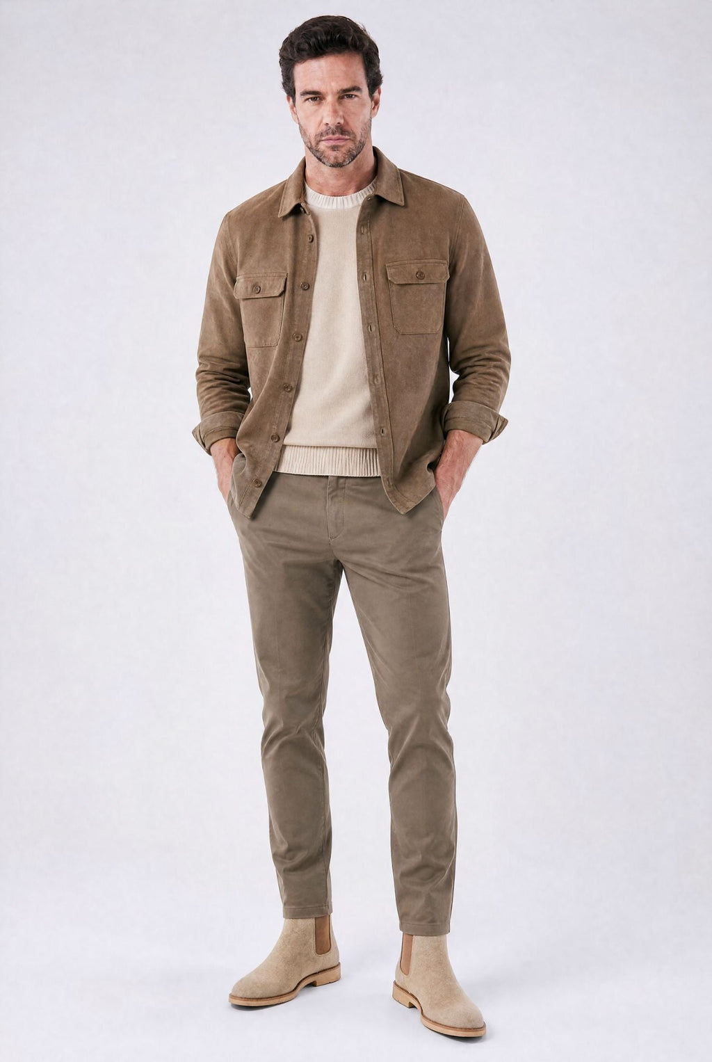 Men's Leather and Suede Camden Chelsea Boots | Relvorn