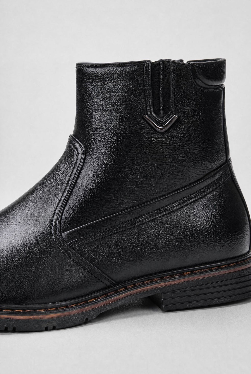 Men's Leather with Lined Interior Boots | Relvorn