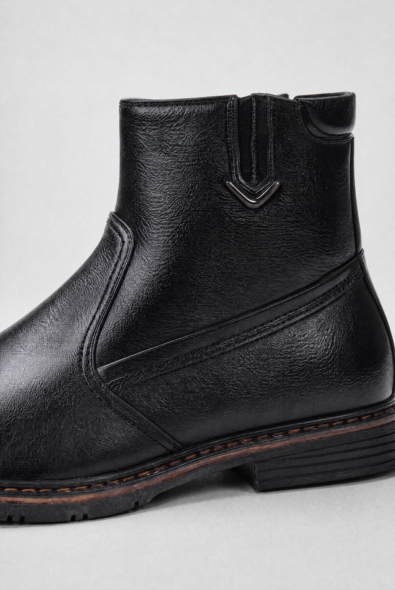 Men's Leather with Lined Interior Boots | Relvorn