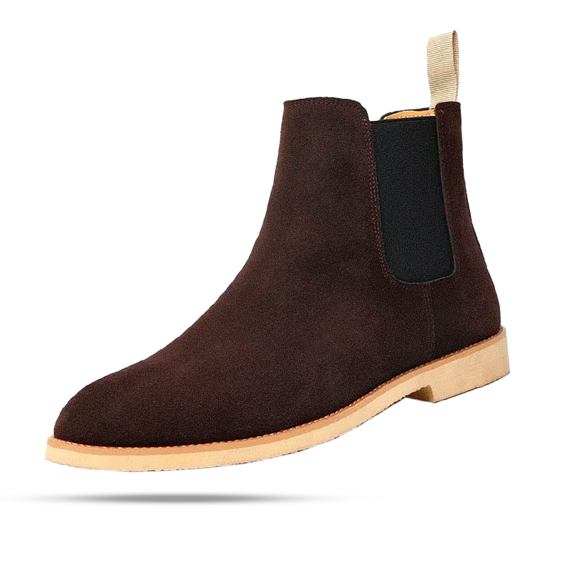 Men's Leather and Suede Camden Chelsea Boots | Relvorn