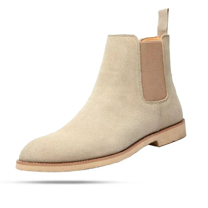 Men's Leather and Suede Camden Chelsea Boots | Relvorn