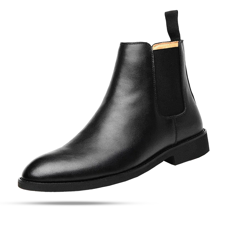 Men's Leather with Design Classic Britânico Chelsea Boots | Relvorn