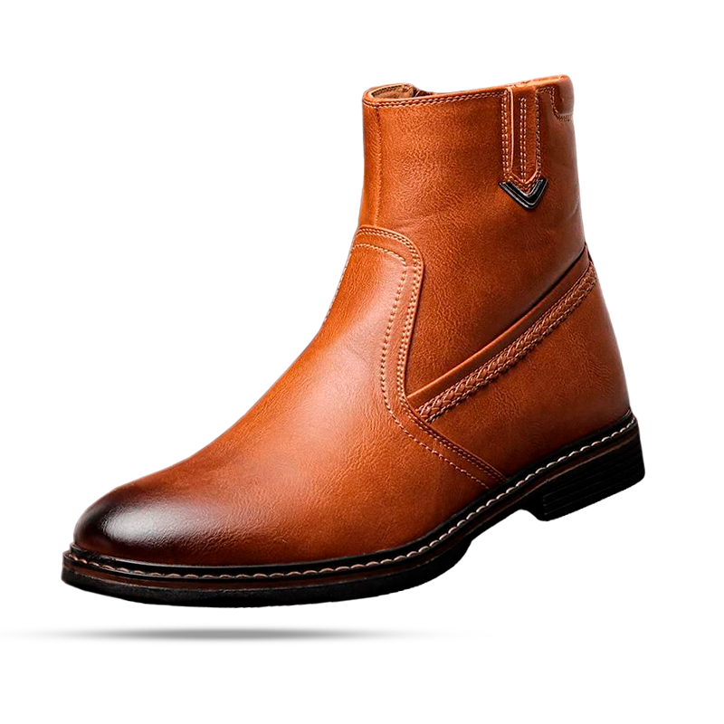 Men's Leather with Lined Interior Boots | Relvorn