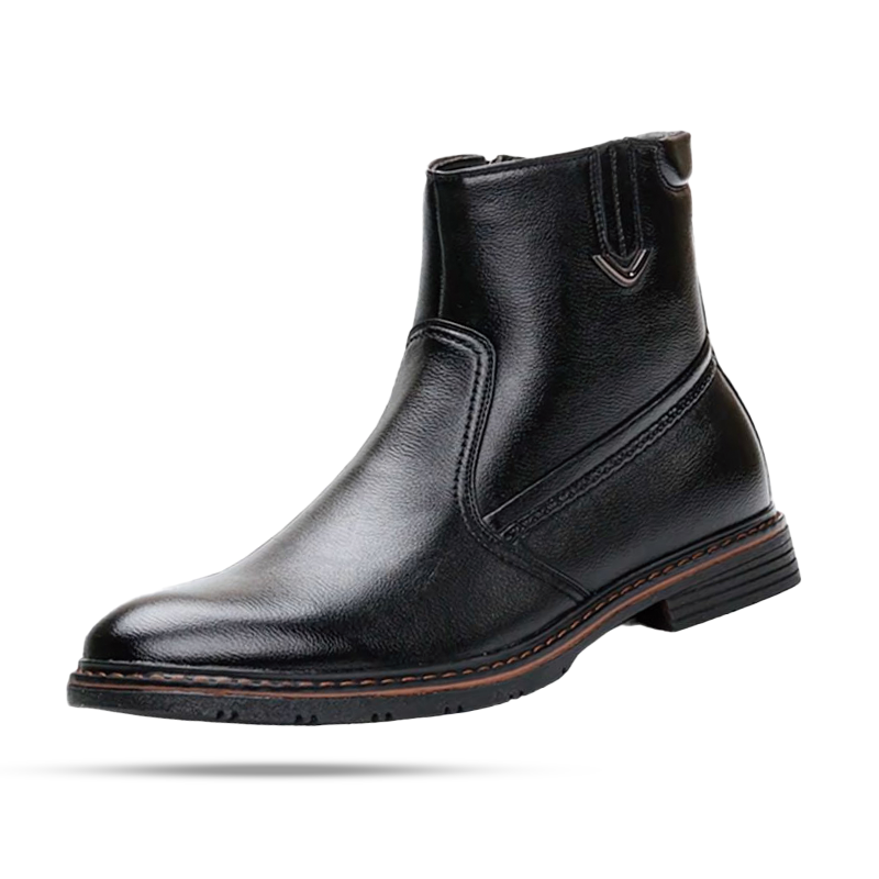 Men's Leather with Lined Interior Boots | Relvorn