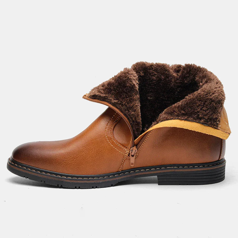 Men's Leather with Lined Interior Boots | Relvorn