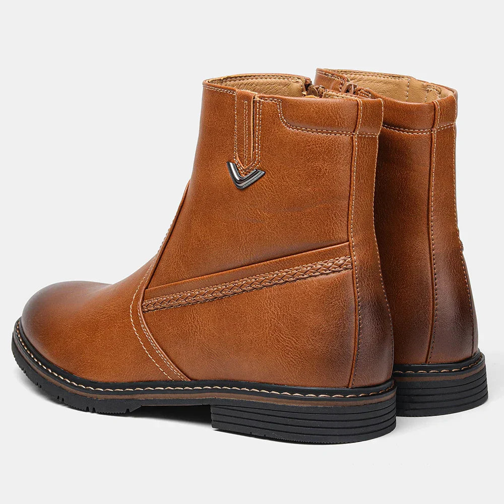 Men's Leather with Lined Interior Boots | Relvorn