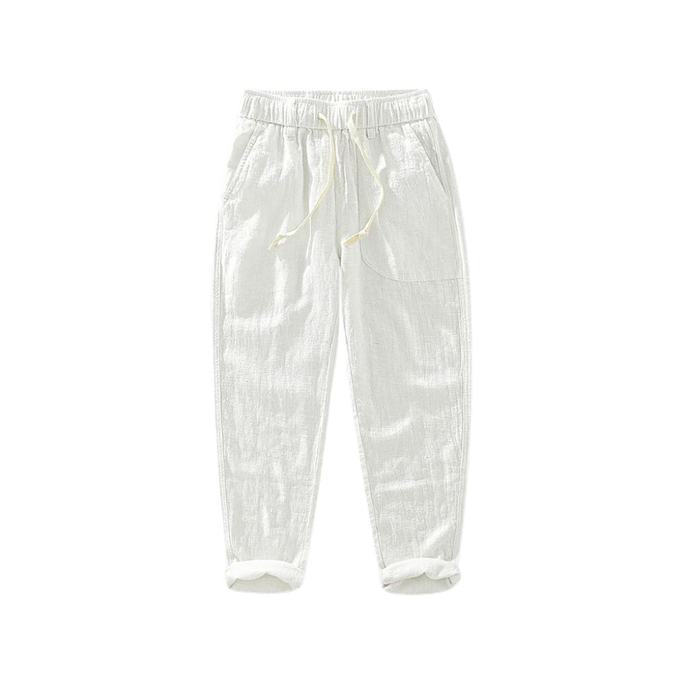 Men's Carneiros Linen Trousers | Relvorn