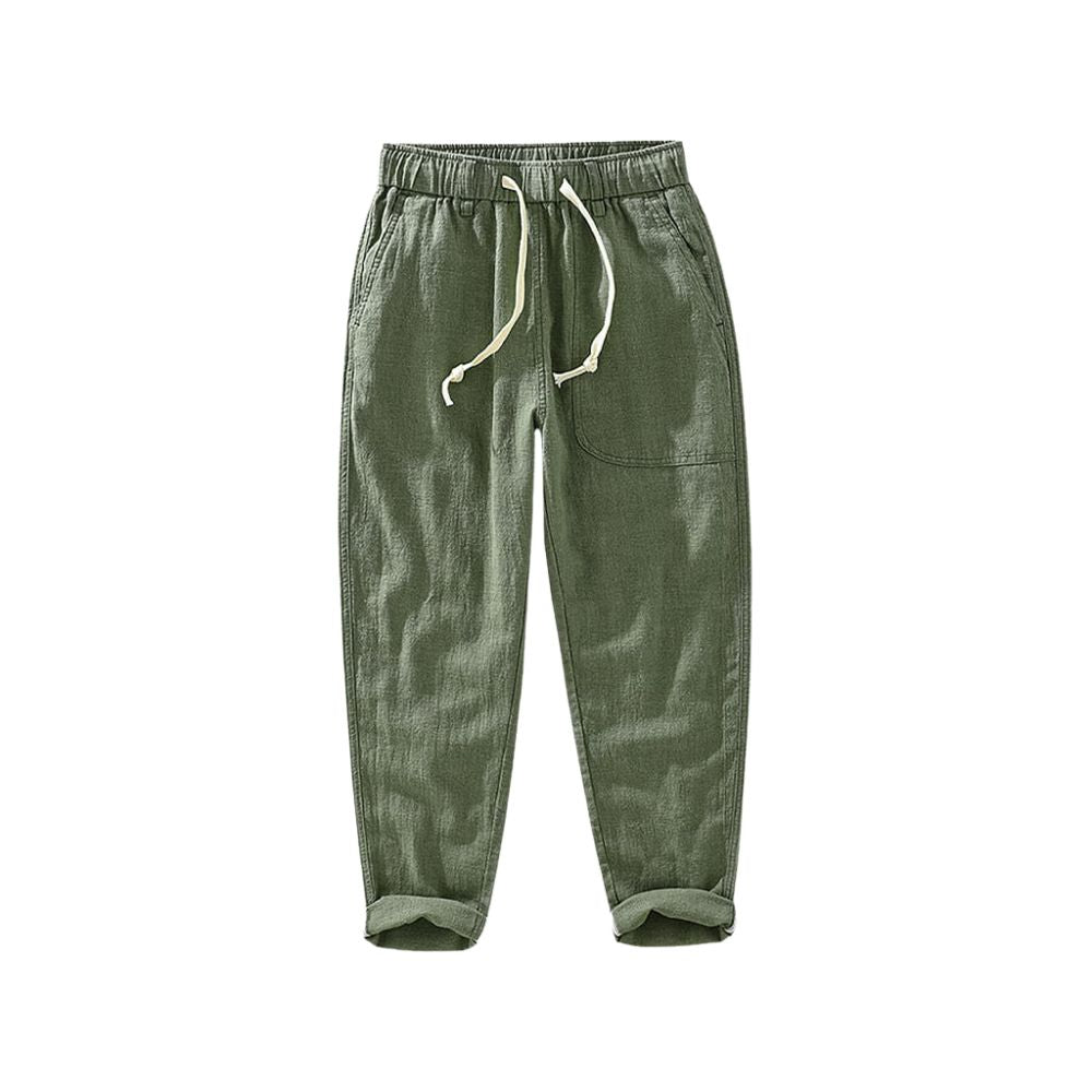 Men's Carneiros Linen Trousers | Relvorn