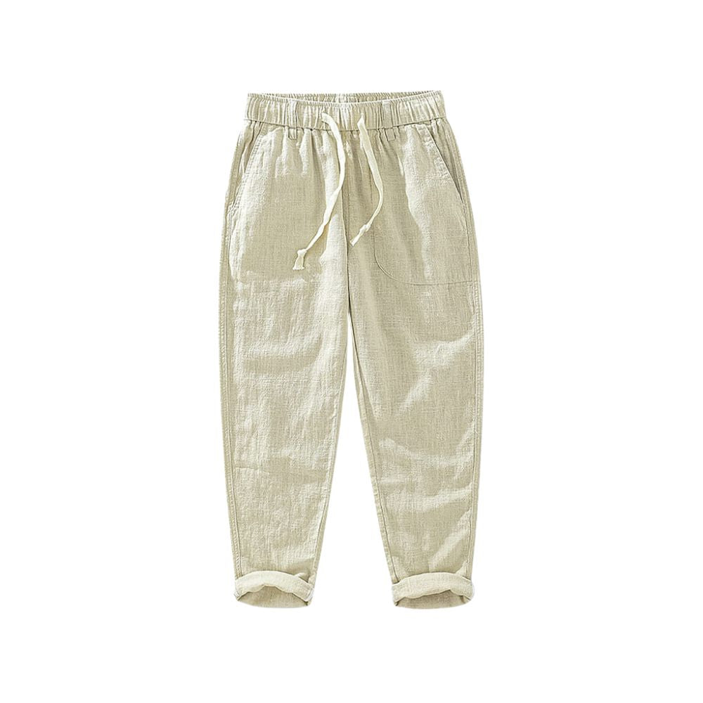 Men's Carneiros Linen Trousers | Relvorn