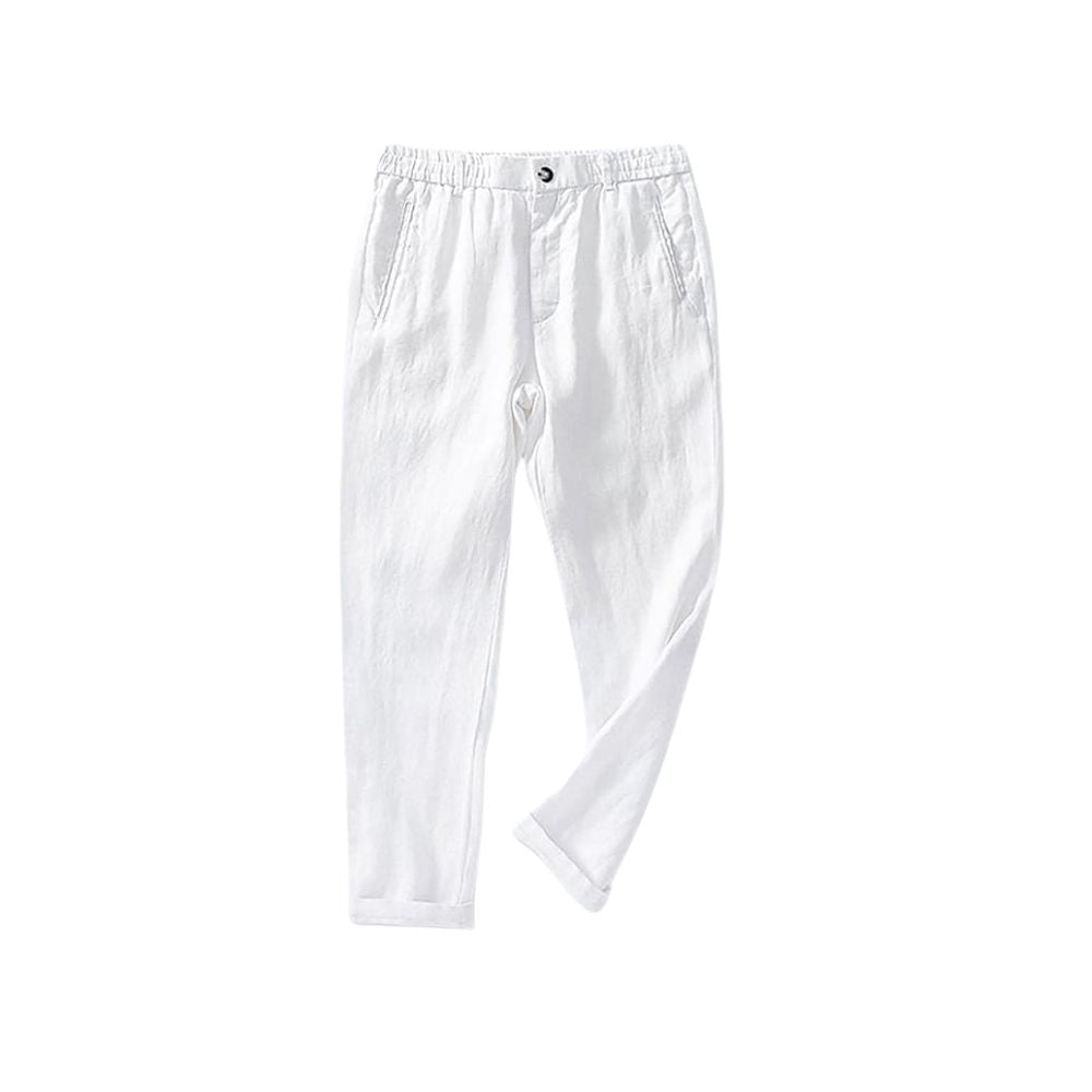 Men's Capri Linen Trousers | Relvorn