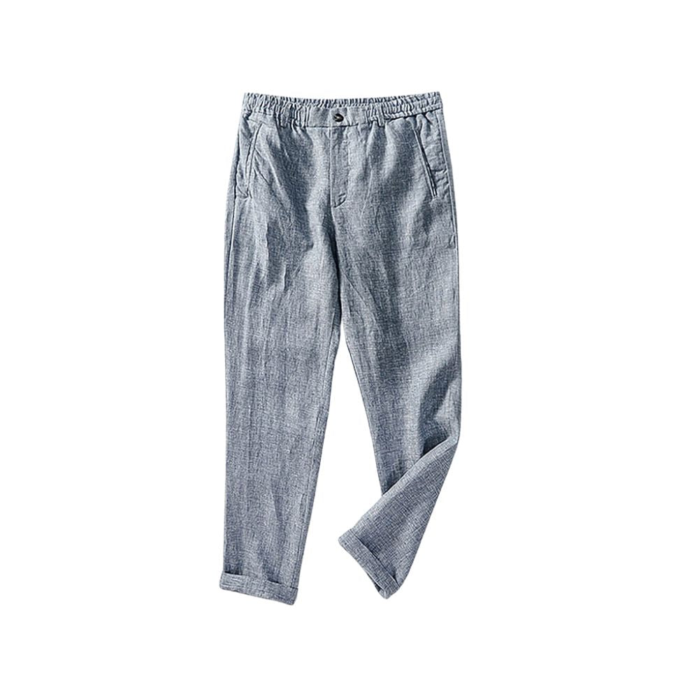 Men's Capri Linen Trousers | Relvorn
