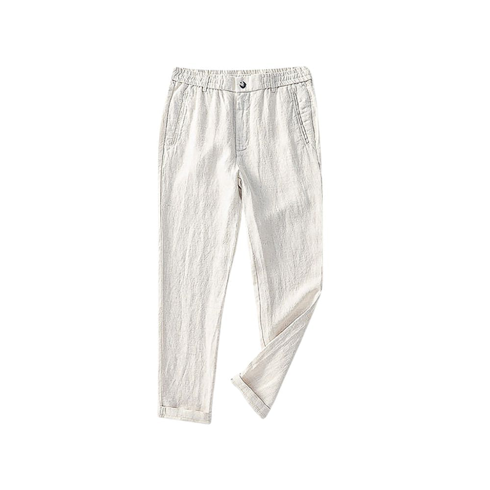 Men's Capri Linen Trousers | Relvorn